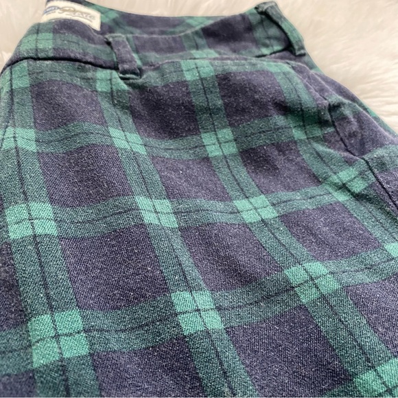 VNTG Old Navy Pixie 90s Preppy Grunge Low Waist Cropped Plaid Pants - Picture 9 of 10